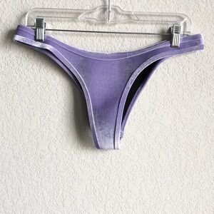 Hoaka Swimwear Lilac Velvet Hip Bikini Bottom Cheeky X Large Neoprene